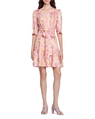 Sandro - Enrie Floral Print Silk Dress