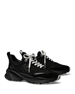 Tory Burch Good Luck Trainer Sneaker In Perfect Black