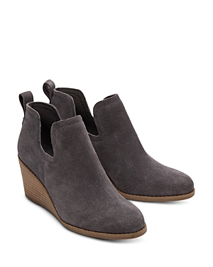 TOMS WOMEN'S HIGH HEEL WEDGE BOOTIES