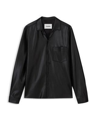 Nanushka Duco Long Sleeve Camp Shirt