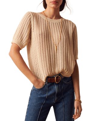 Short Sleeve Sweaters - Bloomingdale's