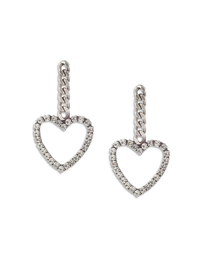 Dannijo heart top earrings