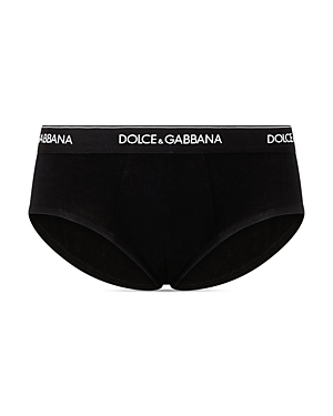 Shop Dolce & Gabbana Brando Briefs, Pack Of 2 In Nero