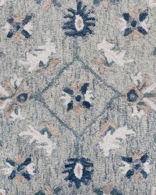 Hans Traditional Trailing Floral Medallion Area Rug, 60" x 93"