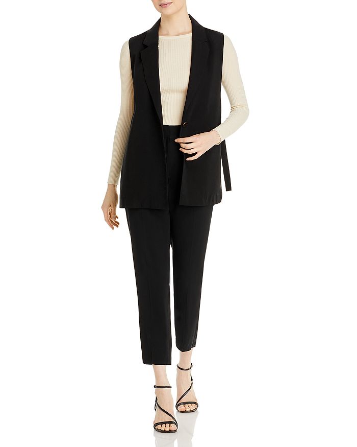 T Tahari One Button Vest & Classic Ankle Pants | Bloomingdale's