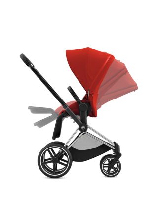 PRIAM 4 Stroller – Chrome Frame and Black Handle