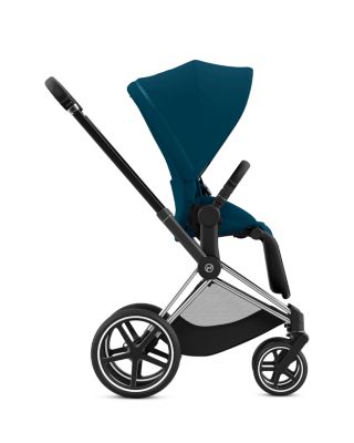 PRIAM 4 Stroller – Chrome Frame and Black Handle