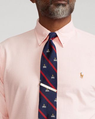 Classic Fit Long Sleeve Cotton Oxford Button Down Shirt