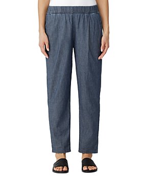 Eileen Fisher - Twill Tapered Ankle Pants 