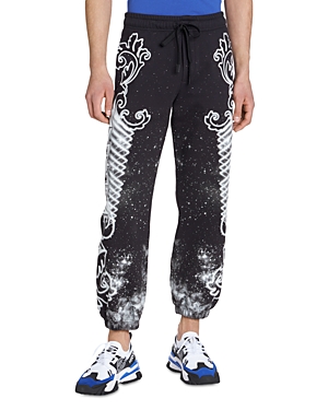 Versace Jeans Couture Versace Jenas Couture Felpa Panel Galaxy Sweatpants In Multicolor