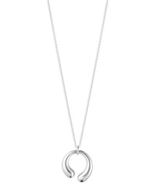 Sterling Silver Mercy Small Pendant Necklace, 23.6"