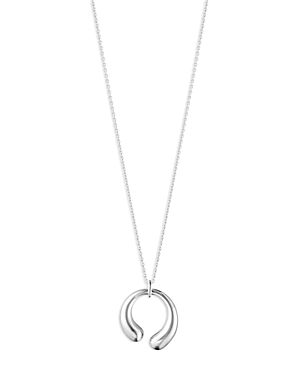Shop Georg Jensen Sterling Silver Mercy Small Pendant Necklace, 23.6