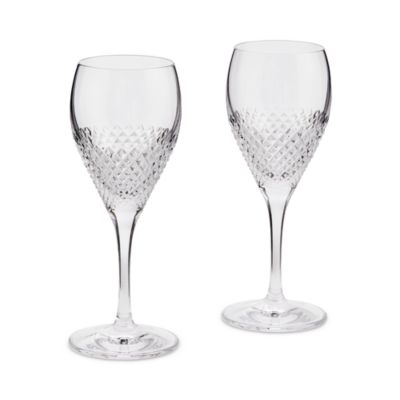 Wedgwood - Vera Wang Diamond Mosaic Wine Glasses, Set of 2