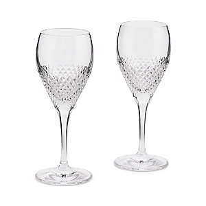 Wedgwood Vera Wang Diamond Mosaic Wine Glasses, Set of 2
