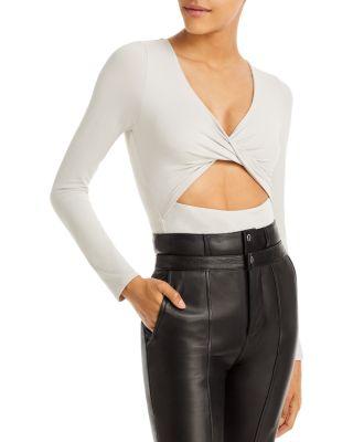 FORE - Twist Cutout Long Sleeve Bodysuit