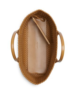 Cabat Medium Intrecciato Leather Tote Bag