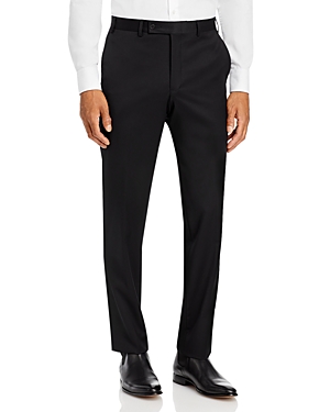 The Men's Store At Bloomingdale's Regular Fit Dress Trousers - 100% Exclusive In Black