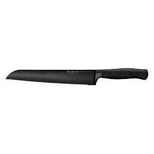 Wusthof Performer Double-serrated Bread Knife, 9 In Black