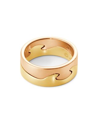 18K Yellow Gold Fusion End Ring