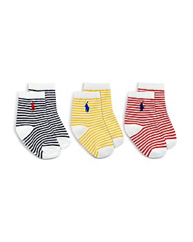 Ralph Lauren - Boys' St. James Striped Socks, 3 Pack - Baby