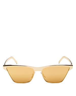 Givenchy Unisex Cat Eye Sunglasses, 59mm In Gold/brown Mirror