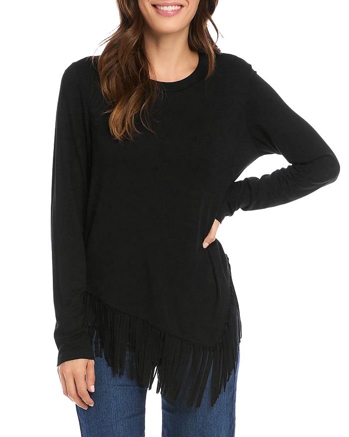Fringe hotsell hem sweater