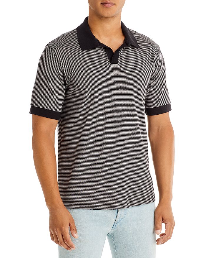Theory Malden Open Placket Polo | Bloomingdale's