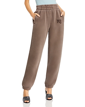 Alexander Wang T Alexanderwang.t Essential Terry Jogger Pants In Washed Col