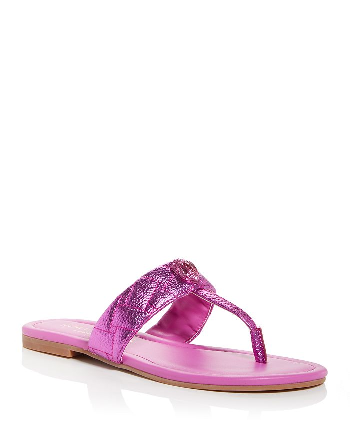 Kurt Geiger Women's Kensington T-strap Sandals In Fuchsia