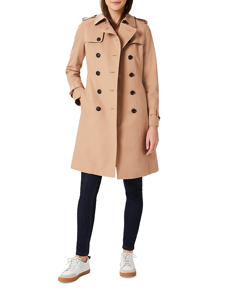 Hobbs London Saskia Trench Coat In Tan