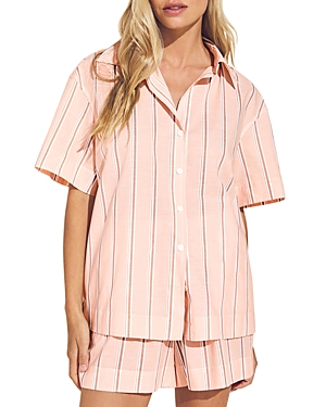 Eberjey Printed Organic Cotton Short Pajama Set