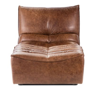 Volpe Leather Chaise