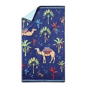 John Robshaw Dhule Beach Towel Indigo In Blue