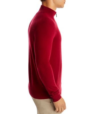 Berry Cashmere Quarter-Zip Sweater - Exclusive