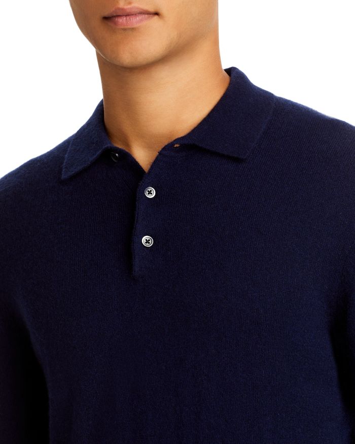 Cashmere Three Button Polo Sweater