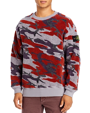 Stone Island Camouflage Printed Sweatshirt