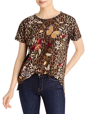 JOHNNY WAS PENELOPE PRINTED COTTON TEE