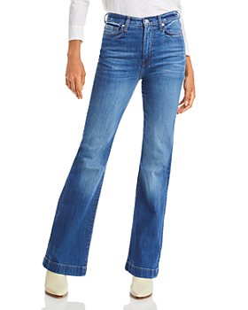 7 For All Mankind - Dojo High Rise Wide Leg Jeans in BB Pinyon 