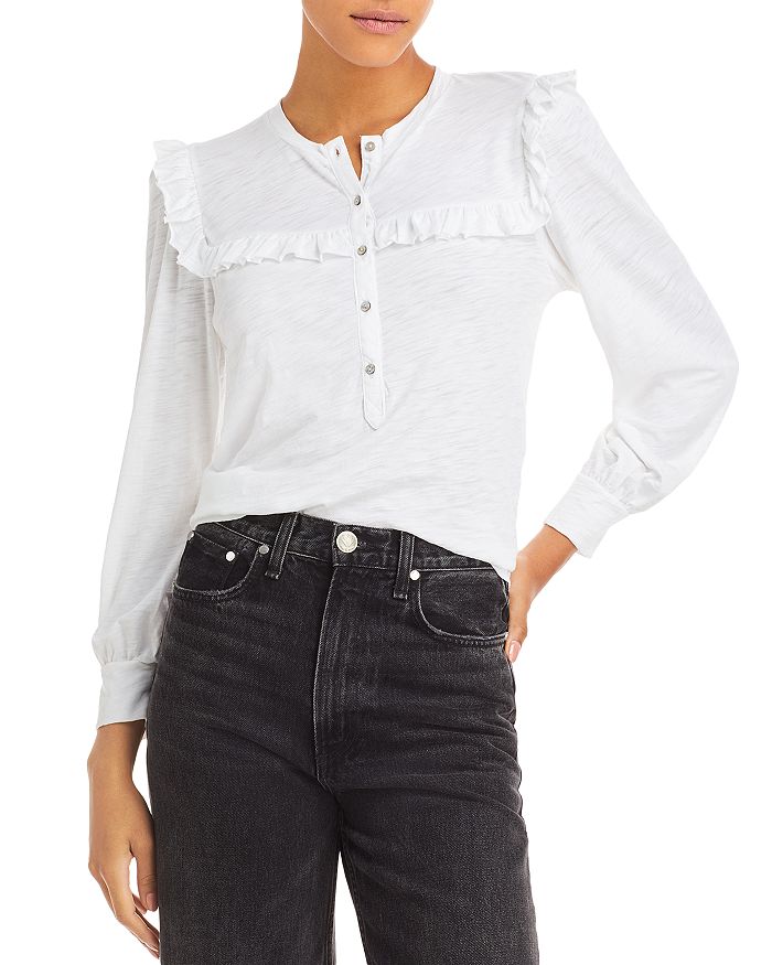 Goldie Ruffled Yoke Top Bloomingdale's