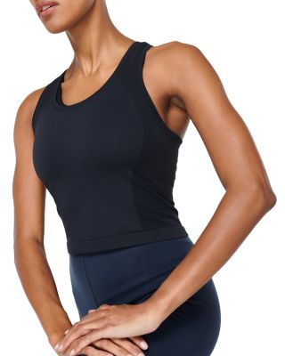 Athlete Seamless Cropped Workout Tank Top