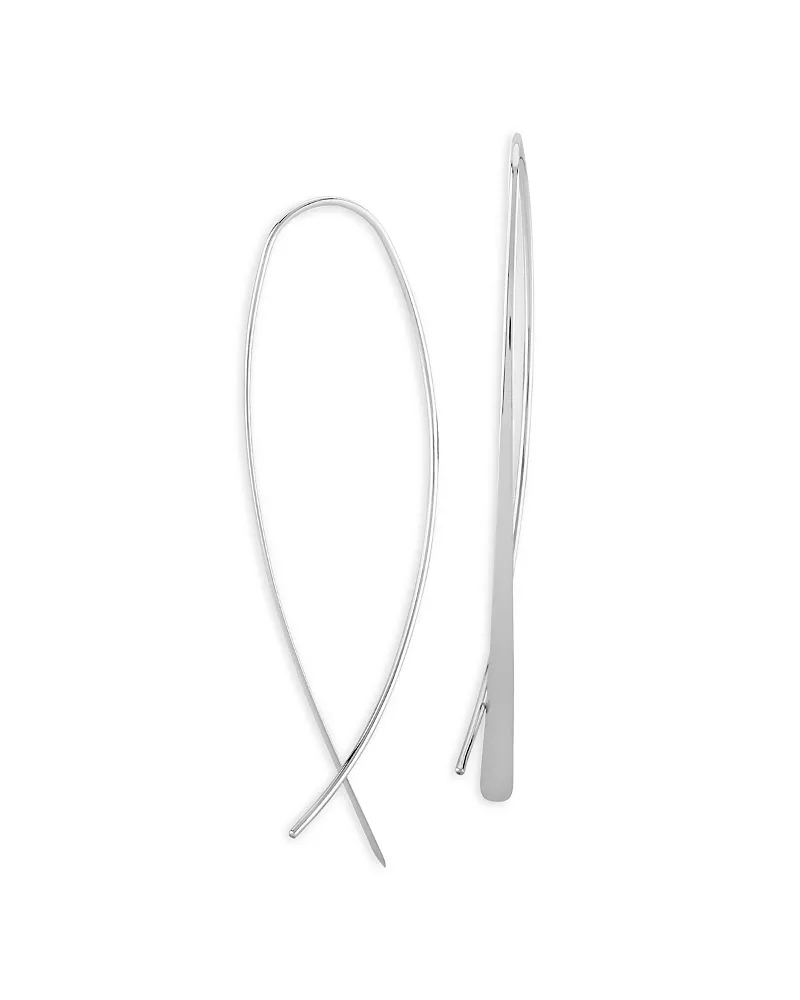 Bloomingdale's Fine Collection Teardrop Wire Threader Earrings in Sterling Silver