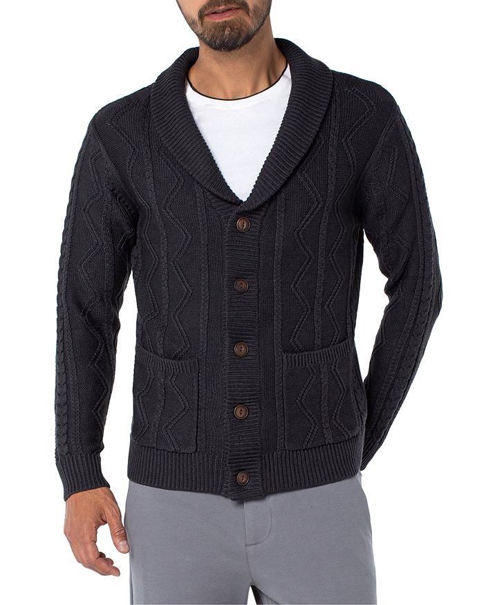 Liverpool Los Angeles Fisherman Cable Shawl Cardigan Sweater ...