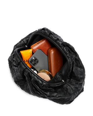 Large Intrecciato Leather Pouch