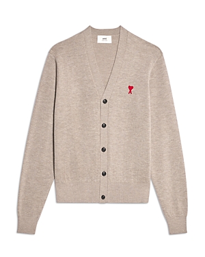 Ami Alexandre Mattiussi Adc Cardigan In Beige