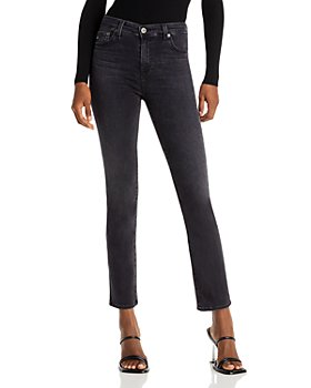 AG - Mari High Rise Slim Straight Jeans in Melodic