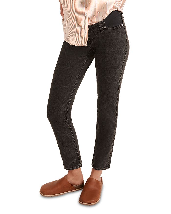 Madewell Side Panel Skinny Maternity Jeans in Lunar Bloomingdale's