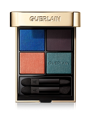 Shop Guerlain Ombres G Quad Eyeshadow Palette In Mystic Peacock