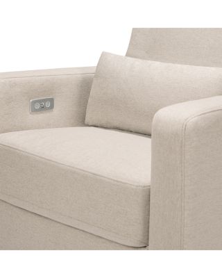 Sigi Electronic Recliner and Glider in Eco Performance Fabric with USB Port