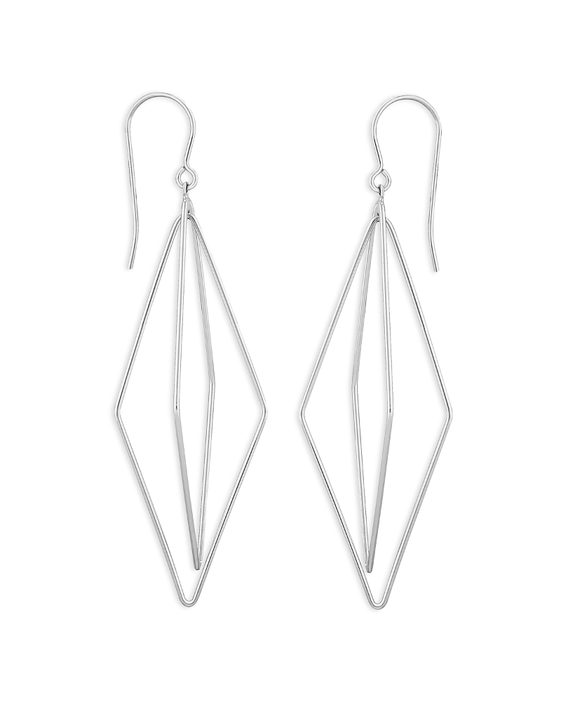 Bloomingdale's Swinging Lantern Drop Earrings In Sterling Silver - Exclusive In Silver