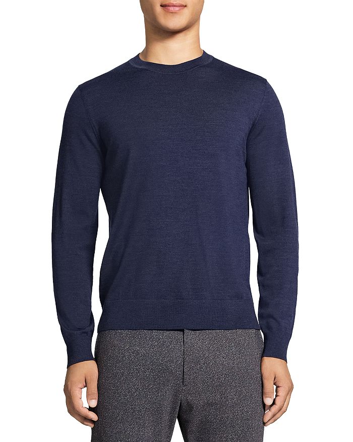 Theory Regal Wool Crewneck Sweater | Bloomingdale's